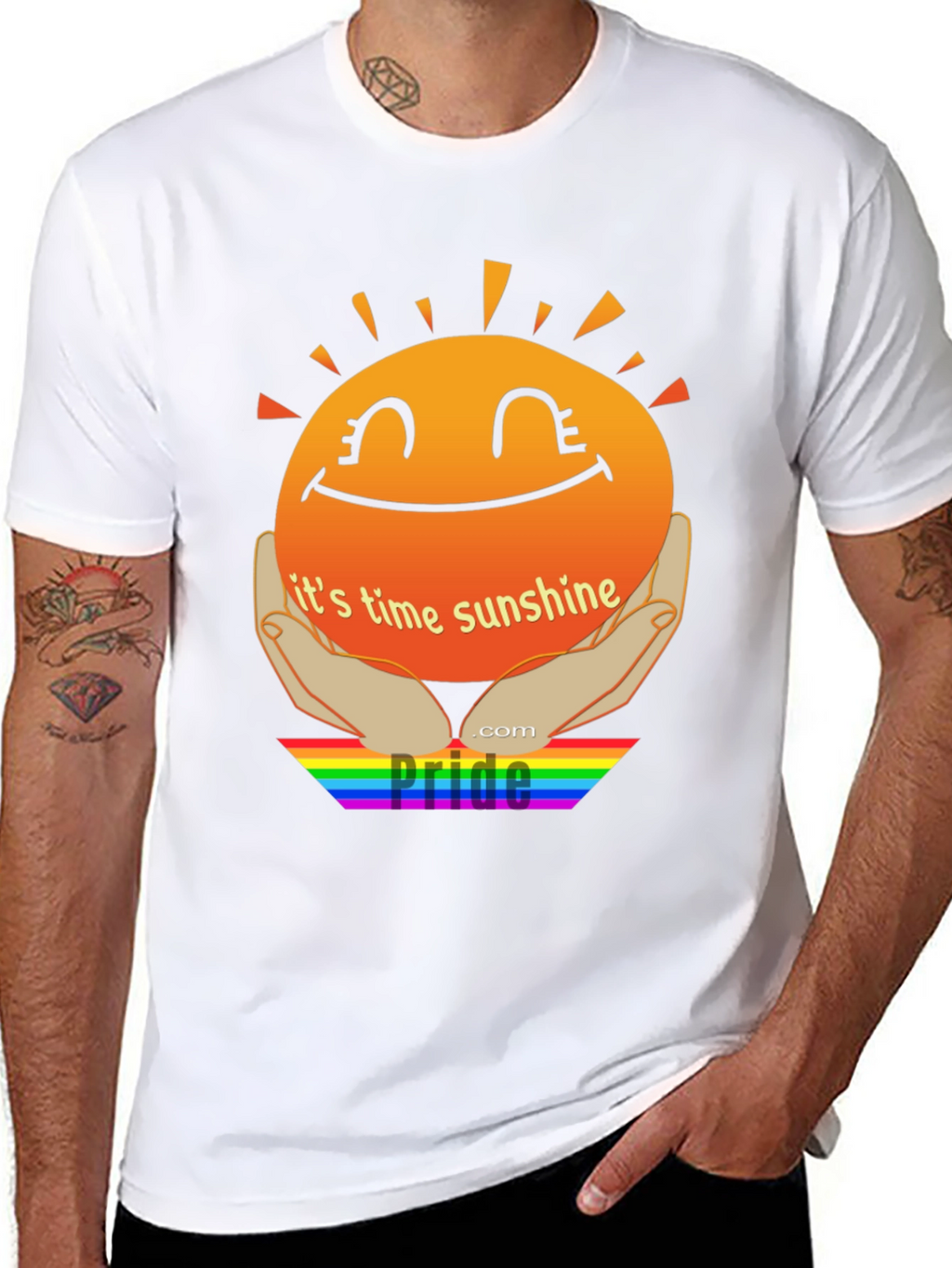 Sunshine Pride T-Shirt - Its Time Sunshine