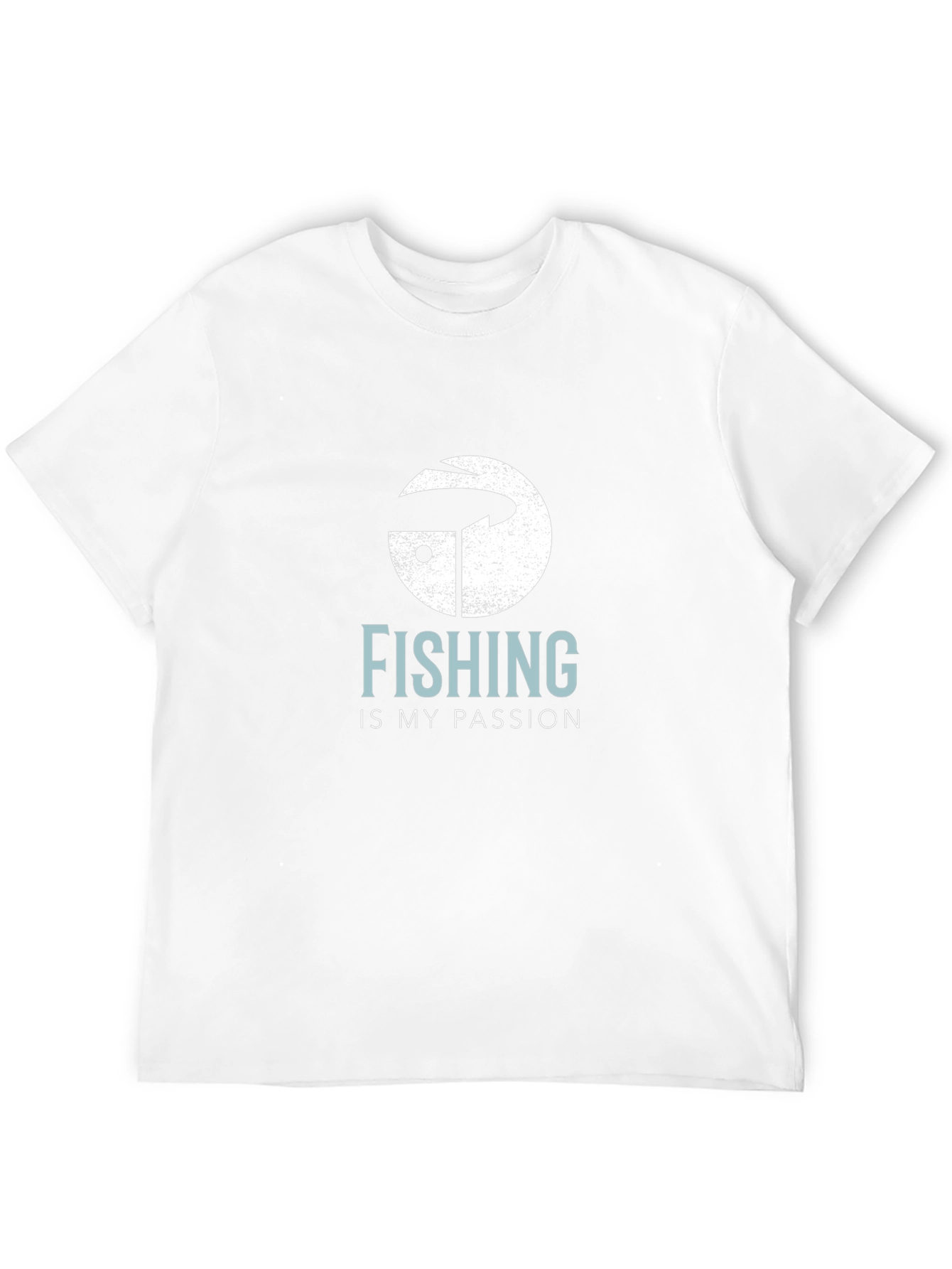 Fishing is My Passion T-Shirt Mens Black Tee