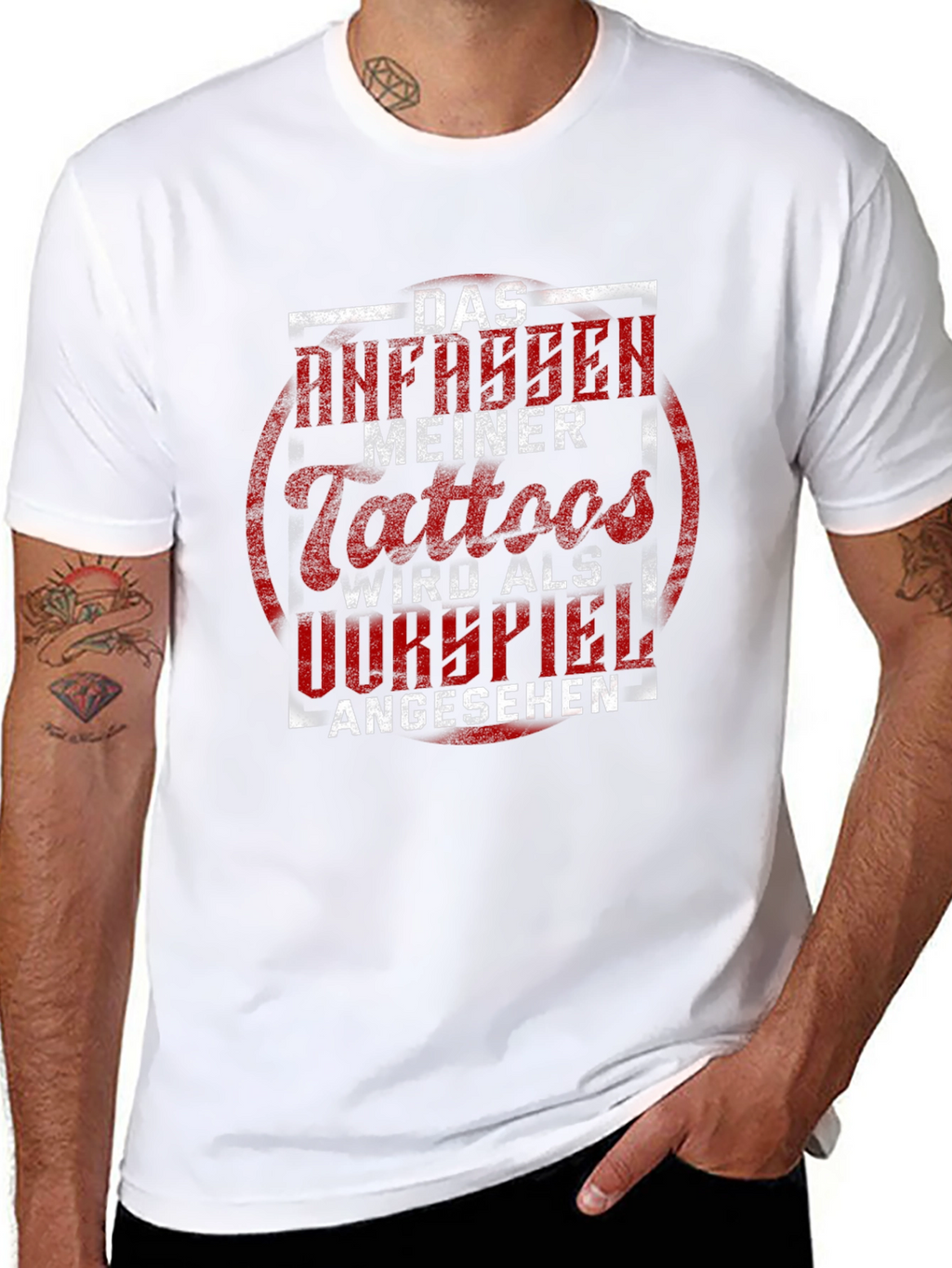 Tattoo T-Shirt - Do Not Touch My Tattoos