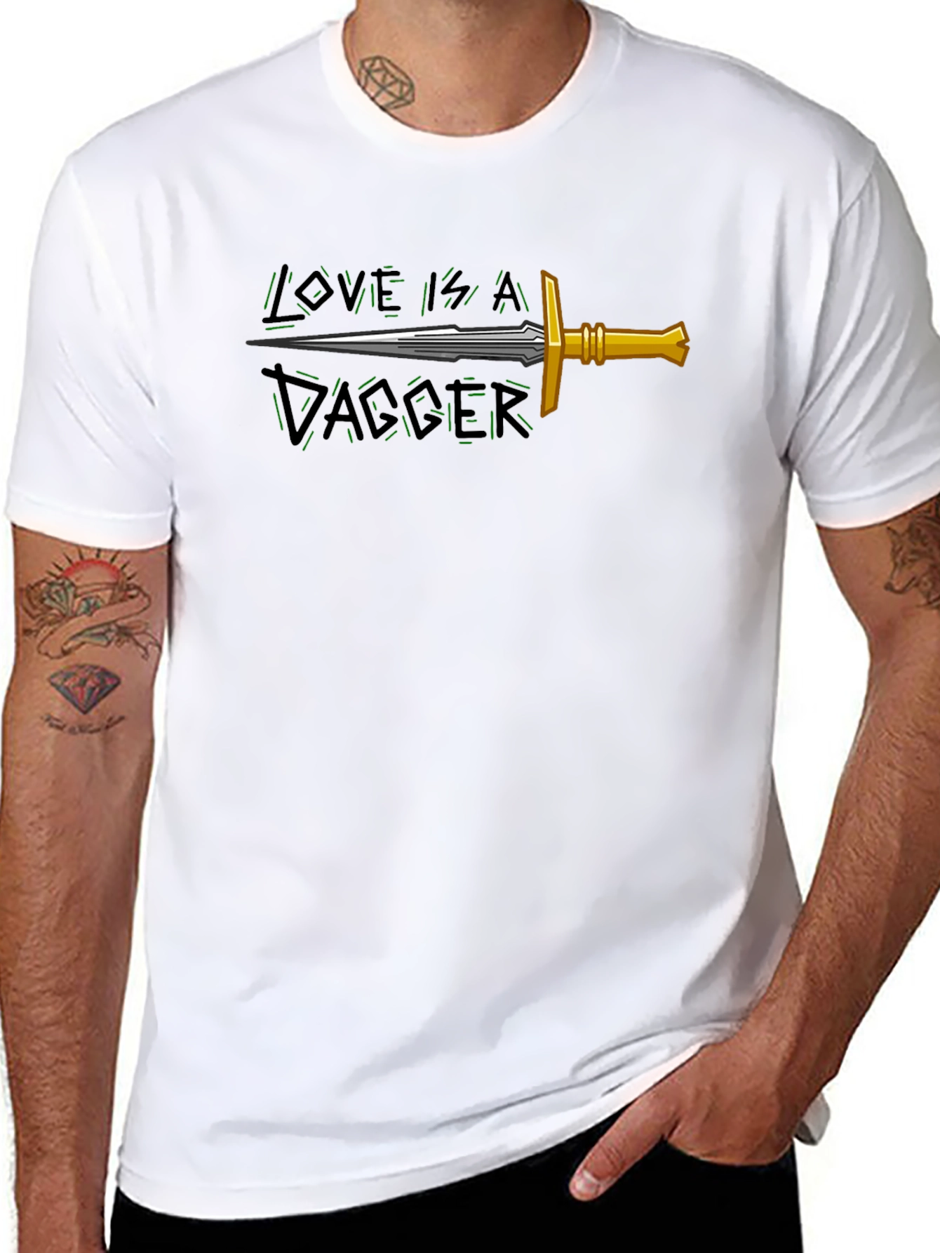Love is a Dagger Graphic Tee