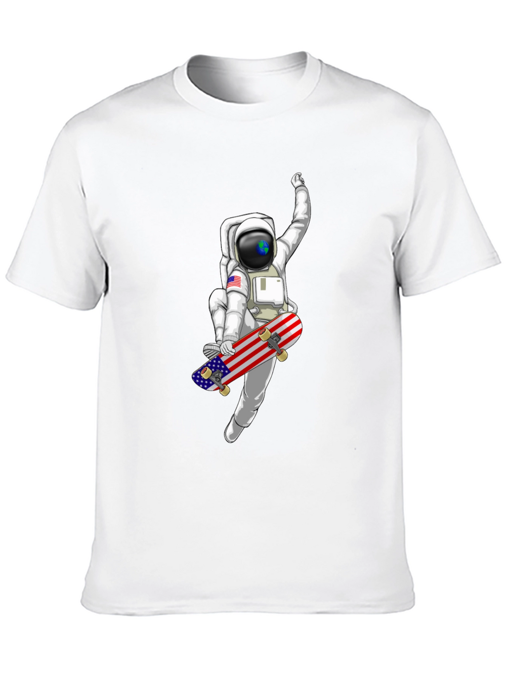 Astronaut Skateboard T-Shirt