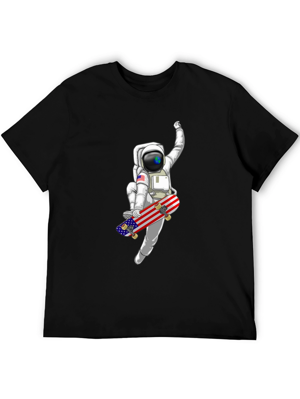 Astronaut Skateboard T-Shirt
