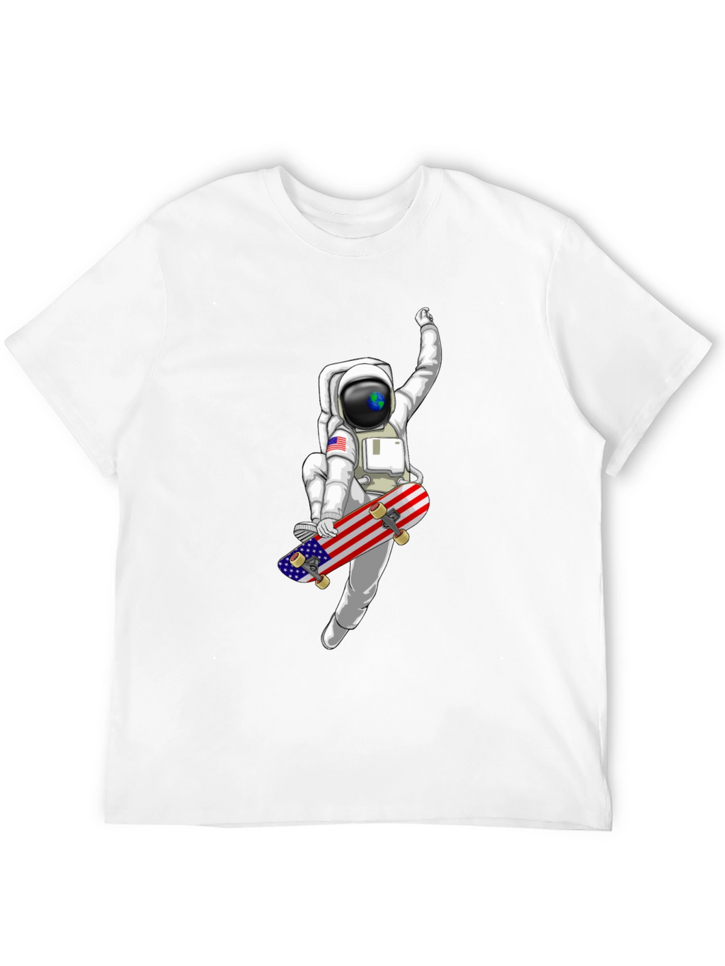 Astronaut Skateboard T-Shirt