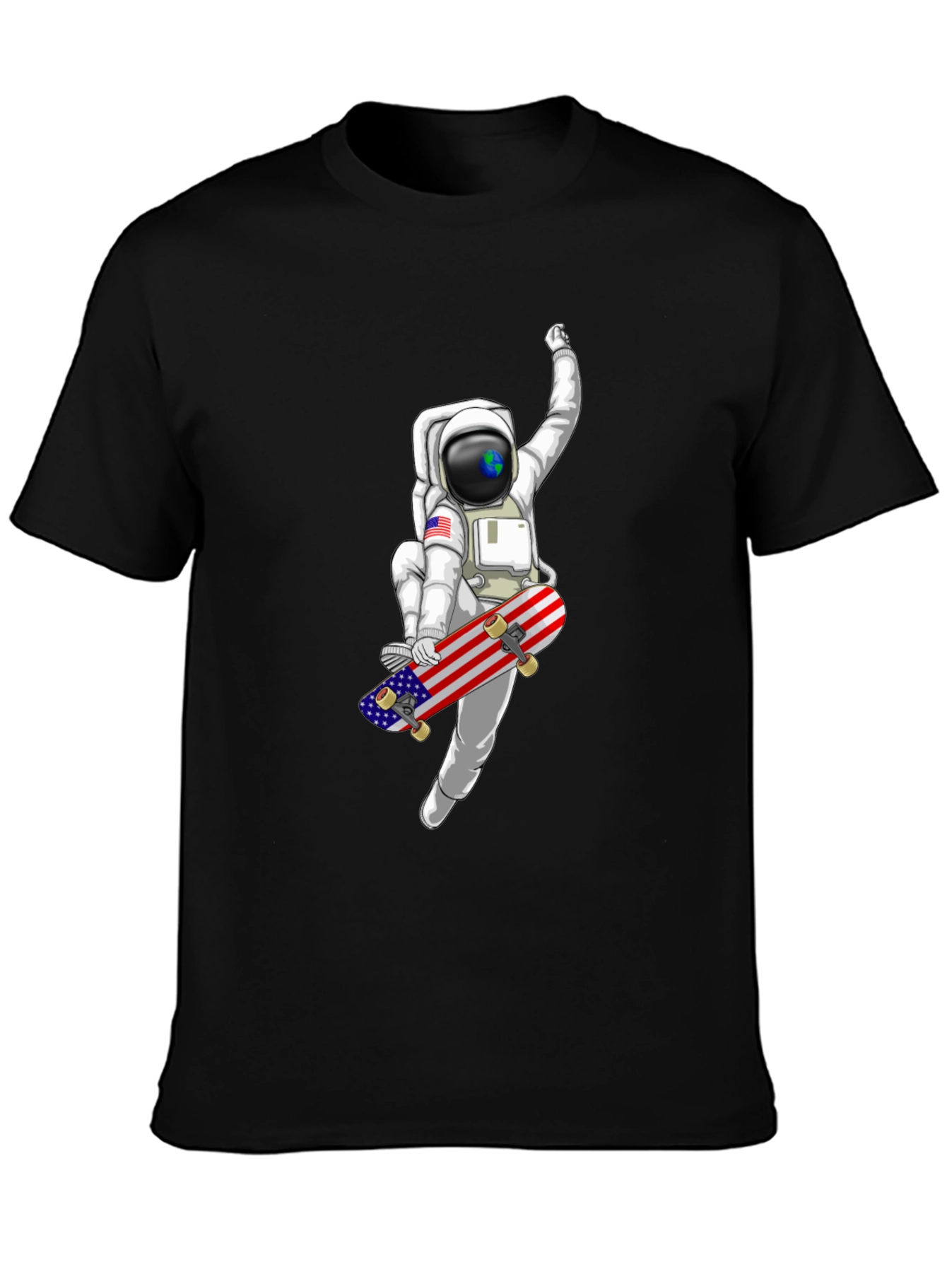 Astronaut Skateboard T-Shirt