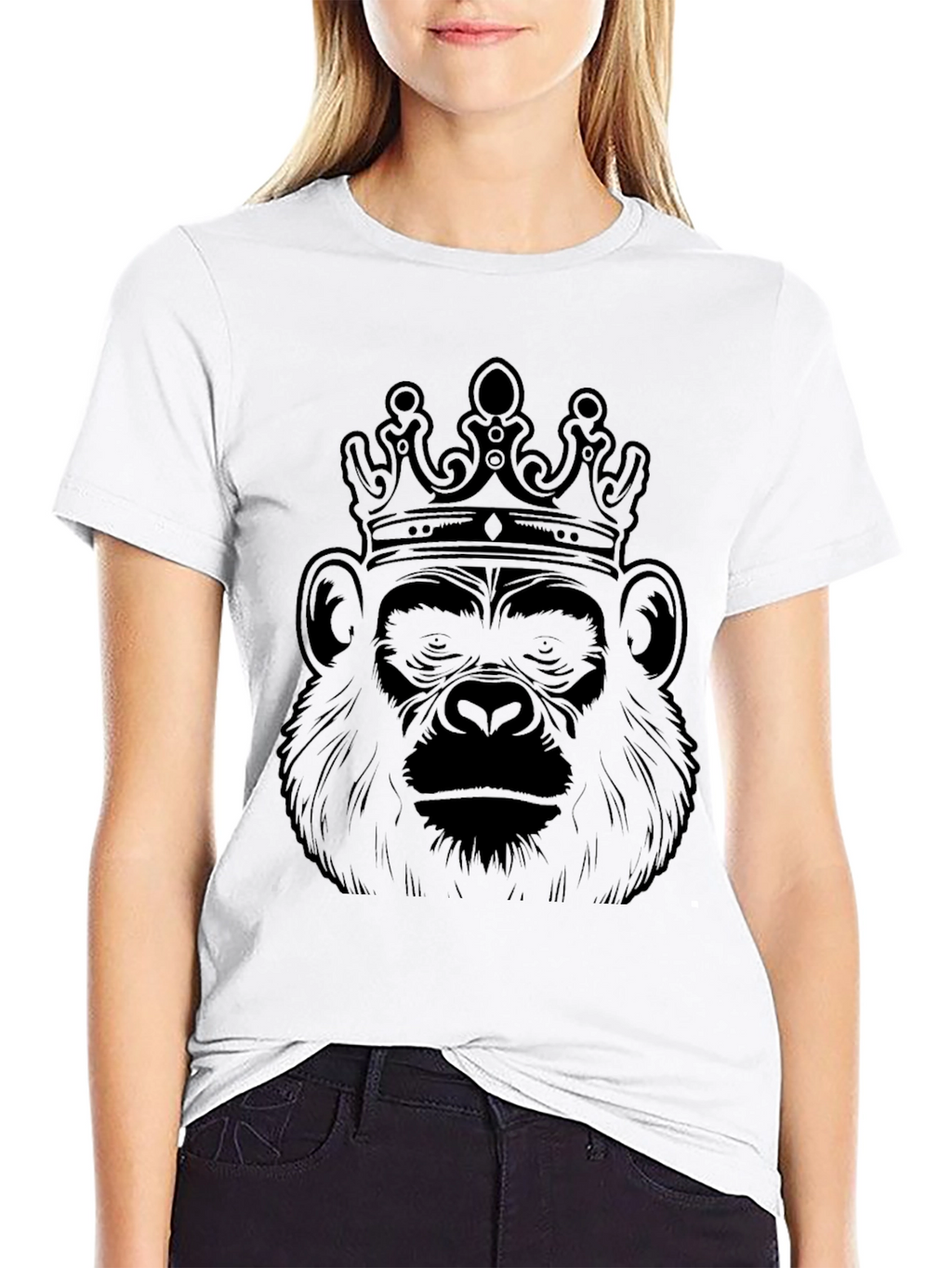King Kong T-Shirt - Gorilla with Crown