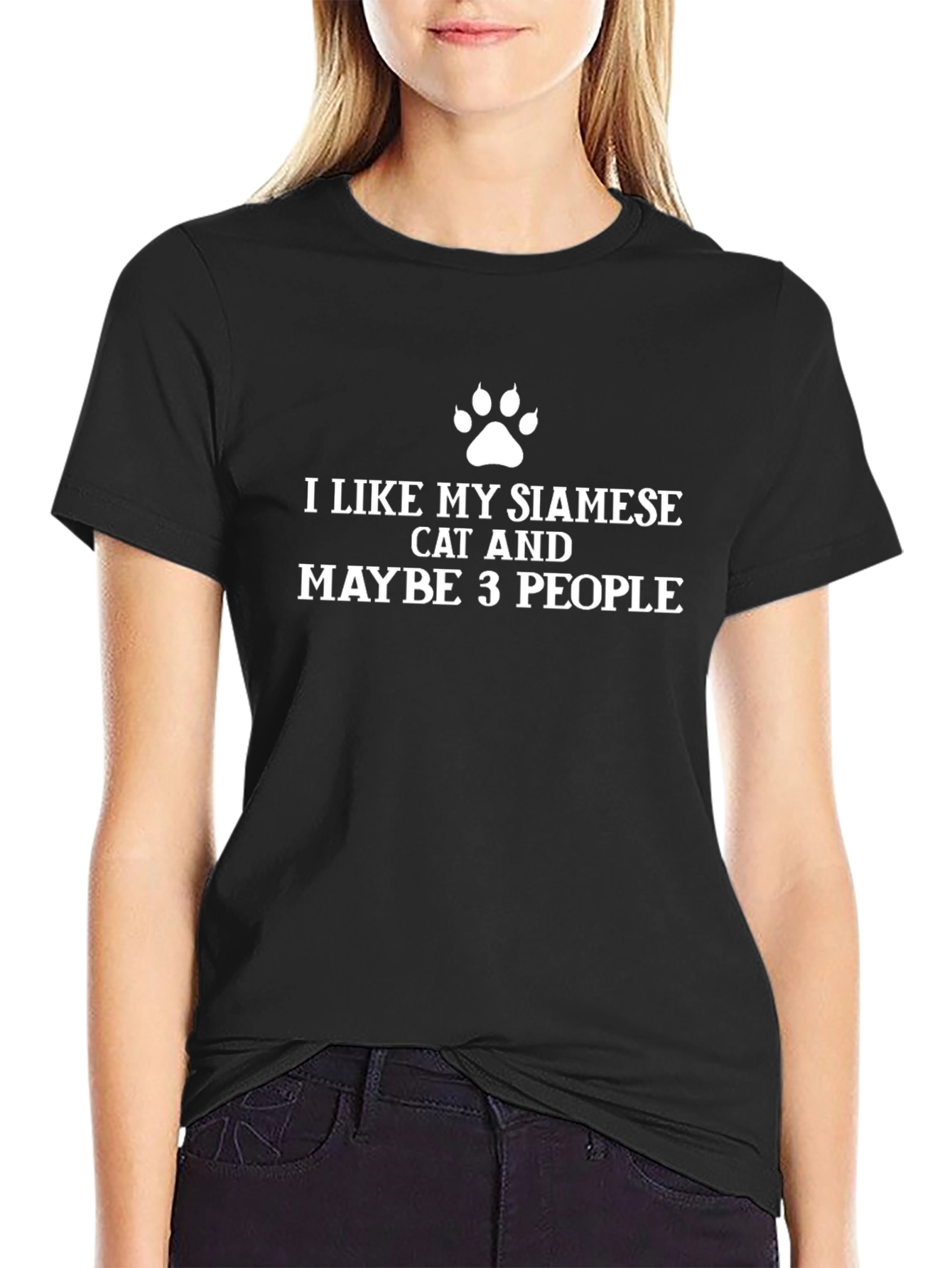 I Like My Siamese Cat T-Shirt - Funny Cat Lover Tee