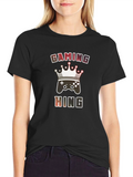 Gaming King Graphic Tee - Gamer T-Shirt