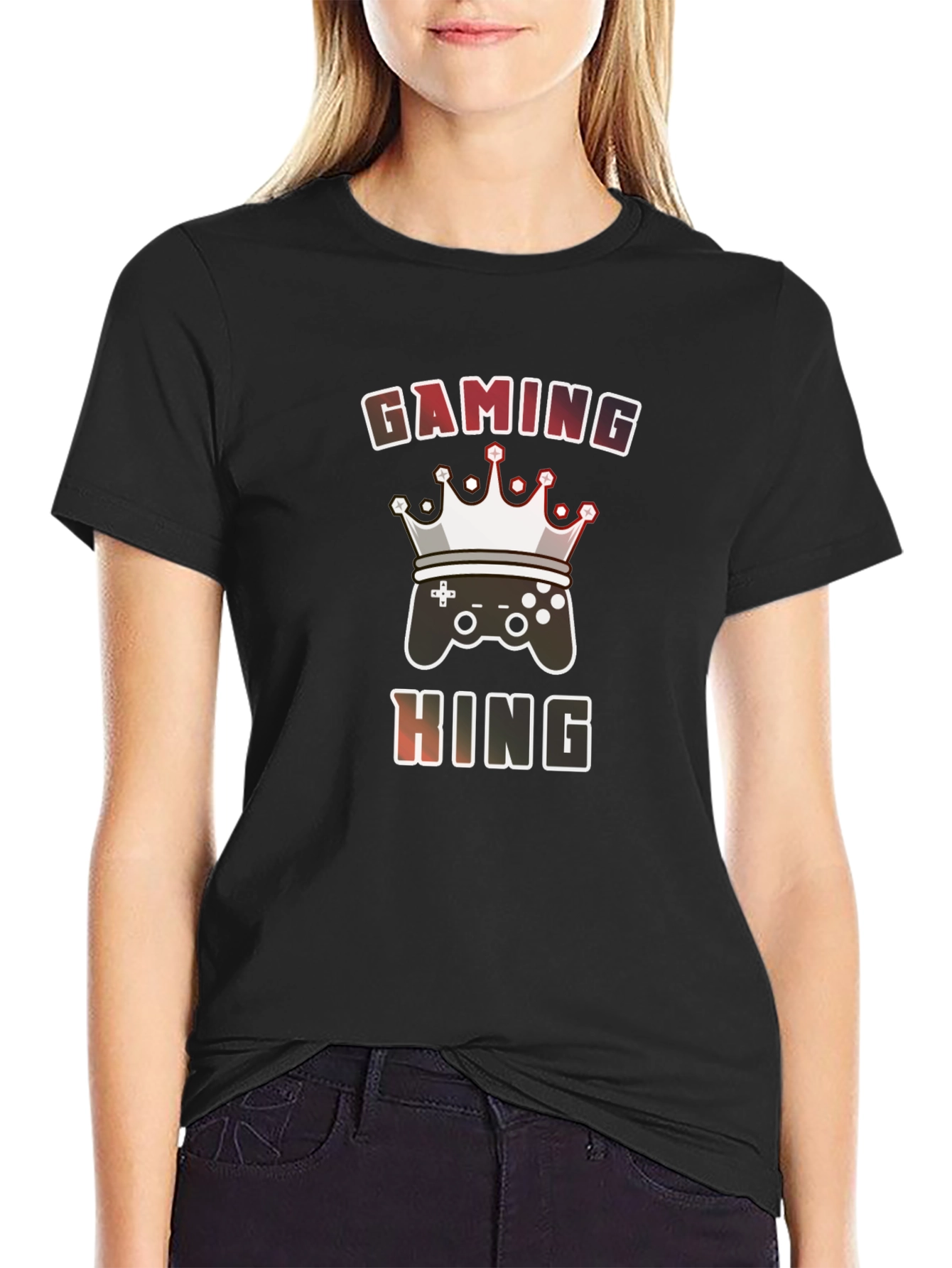 Gaming King Graphic Tee - Gamer T-Shirt