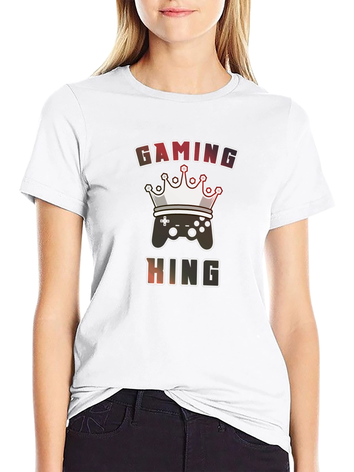 Gaming King Graphic Tee - Gamer T-Shirt