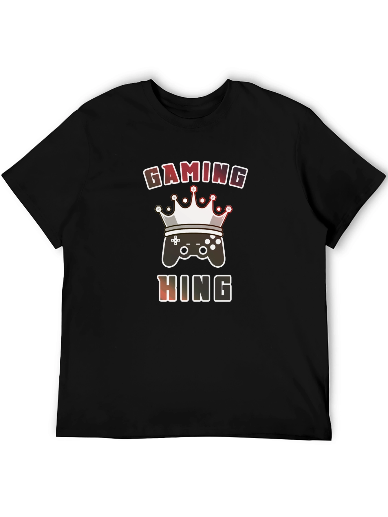 Gaming King Graphic Tee - Gamer T-Shirt