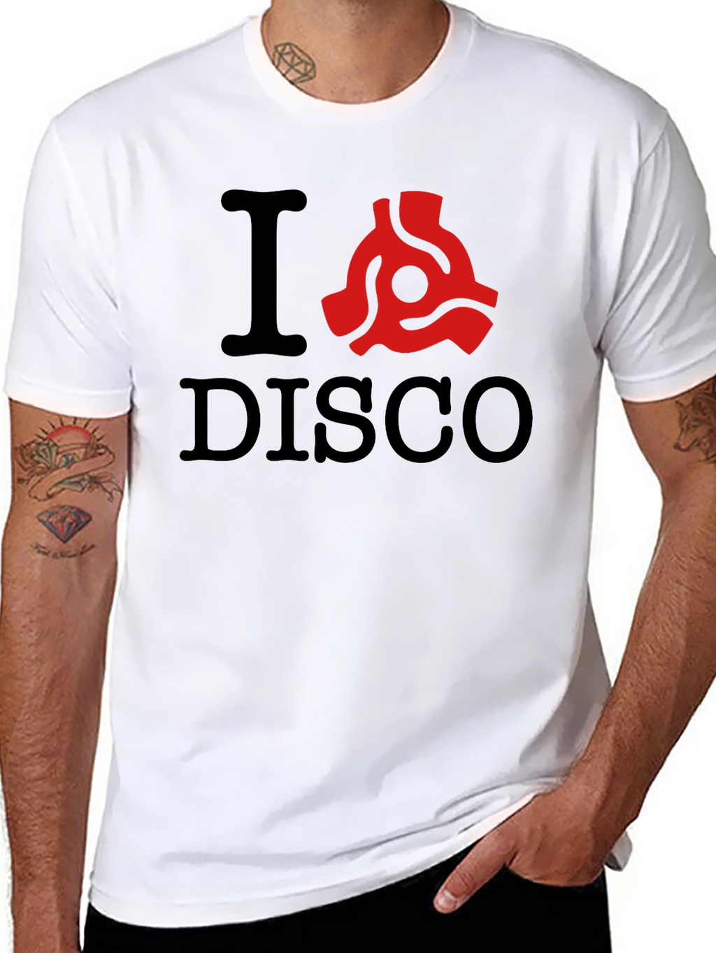 I Heart Disco T-Shirt - Retro Music Tee