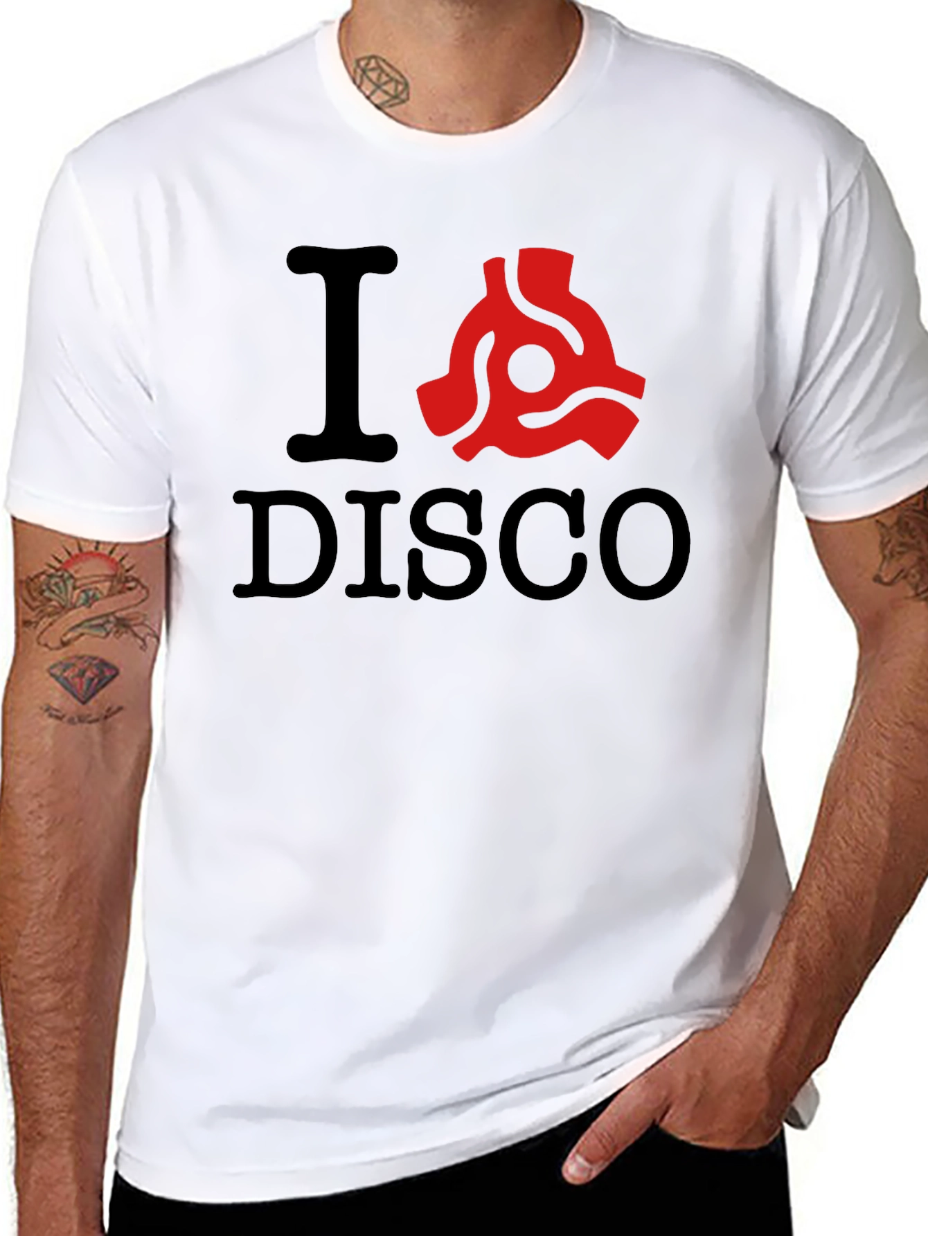 I Heart Disco T-Shirt - Retro Music Tee