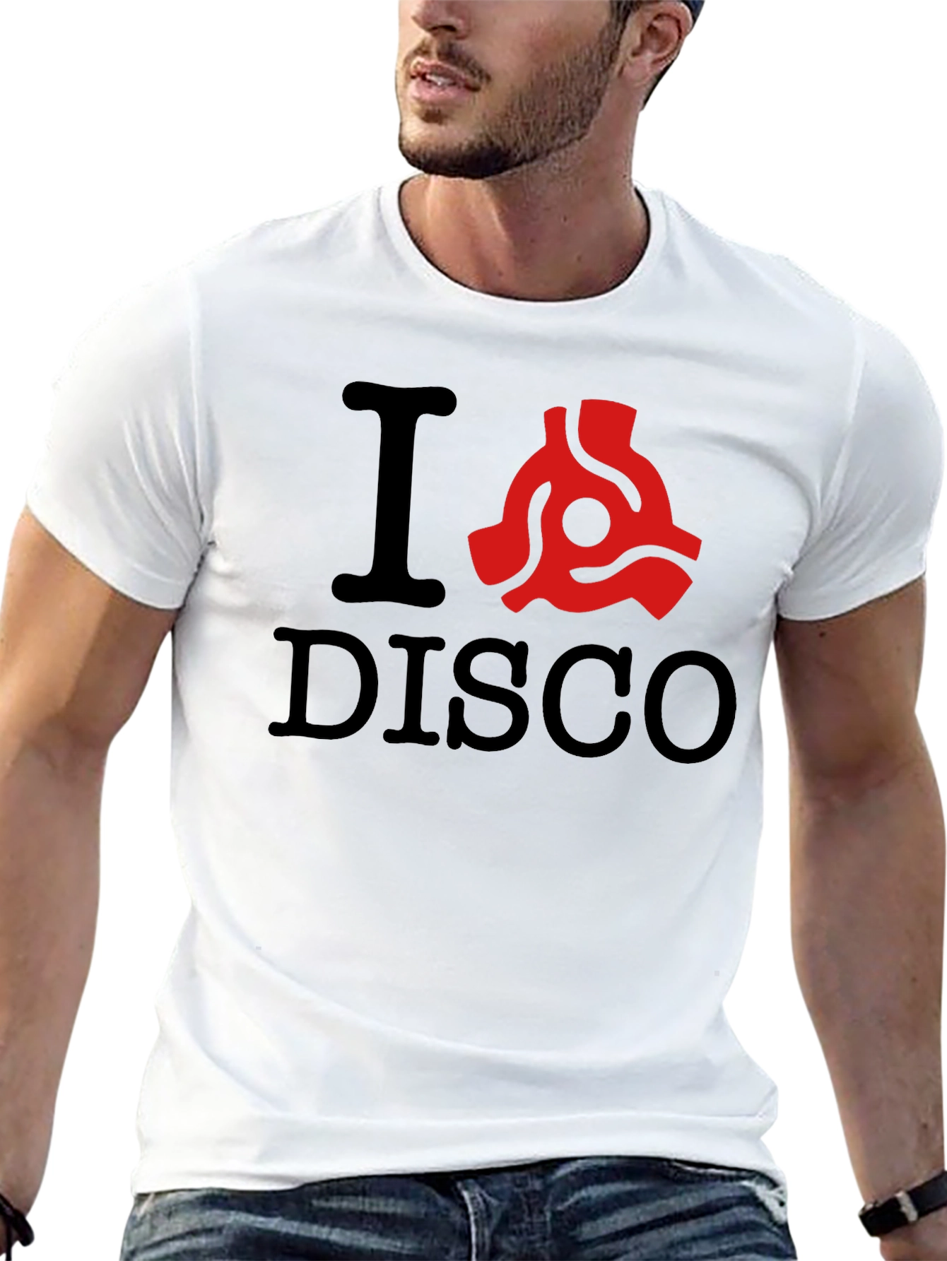 I Heart Disco T-Shirt - Retro Music Tee