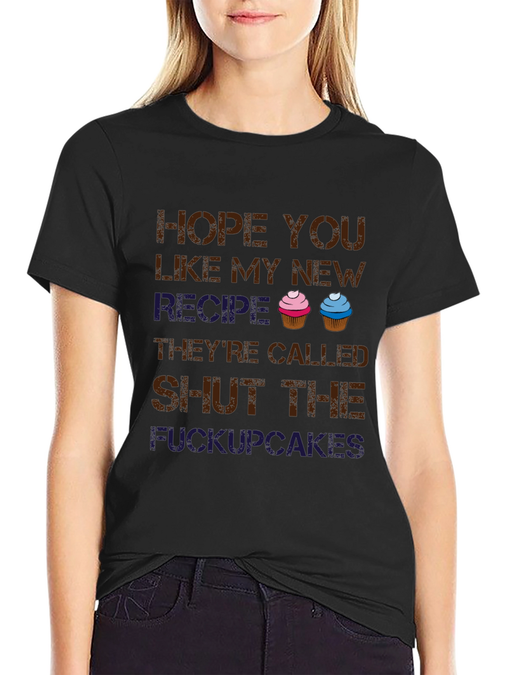 Shut the Cupcakes T-Shirt - Funny Novelty Tee