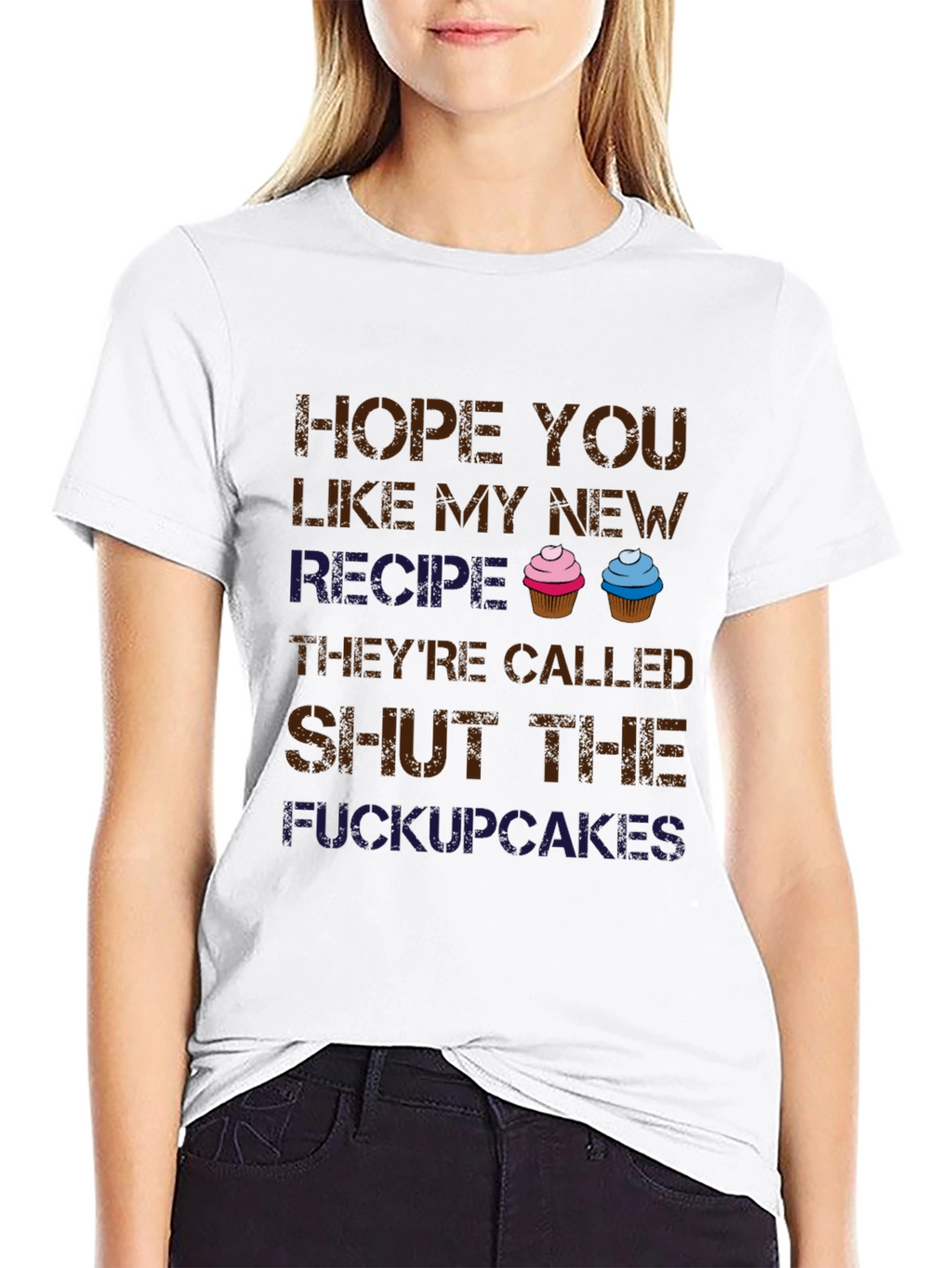 Shut the Cupcakes T-Shirt - Funny Novelty Tee