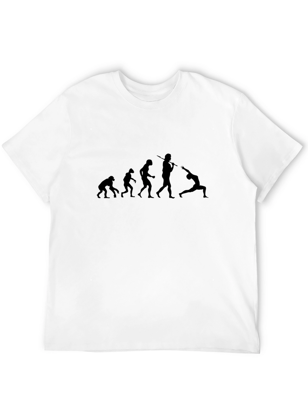 Evolution of Yoga Black T-Shirt