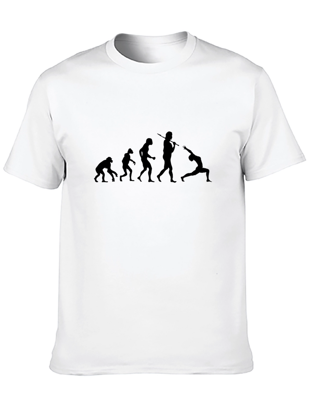 Evolution of Yoga Black T-Shirt