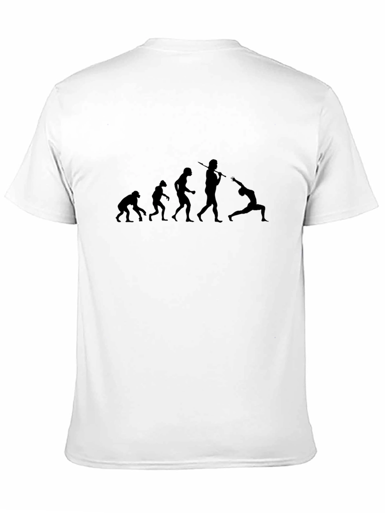 Evolution of Yoga Black T-Shirt