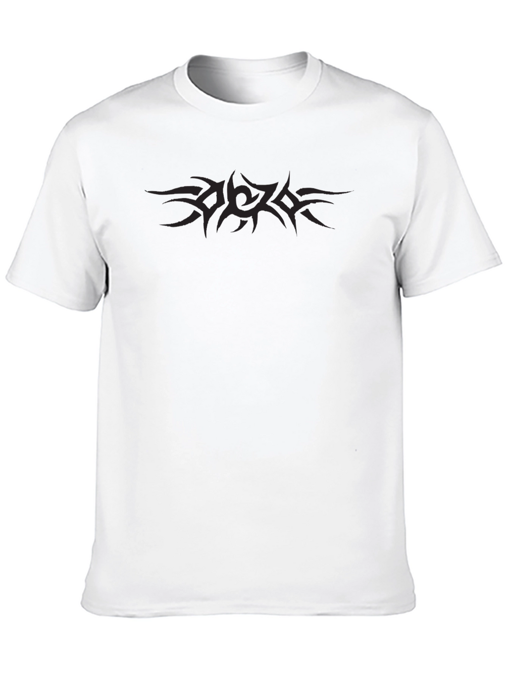 Black Tribal Tattoo Style Graphic Tee