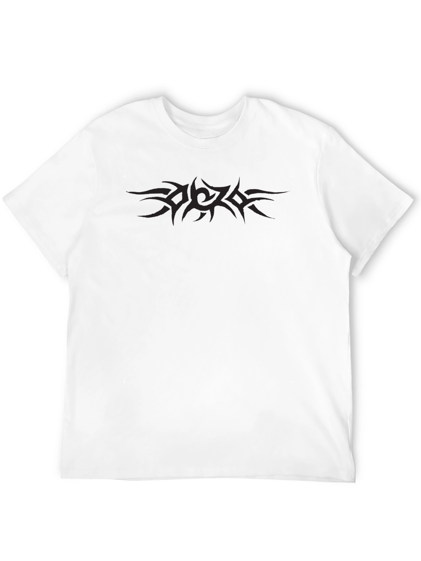 Black Tribal Tattoo Style Graphic Tee