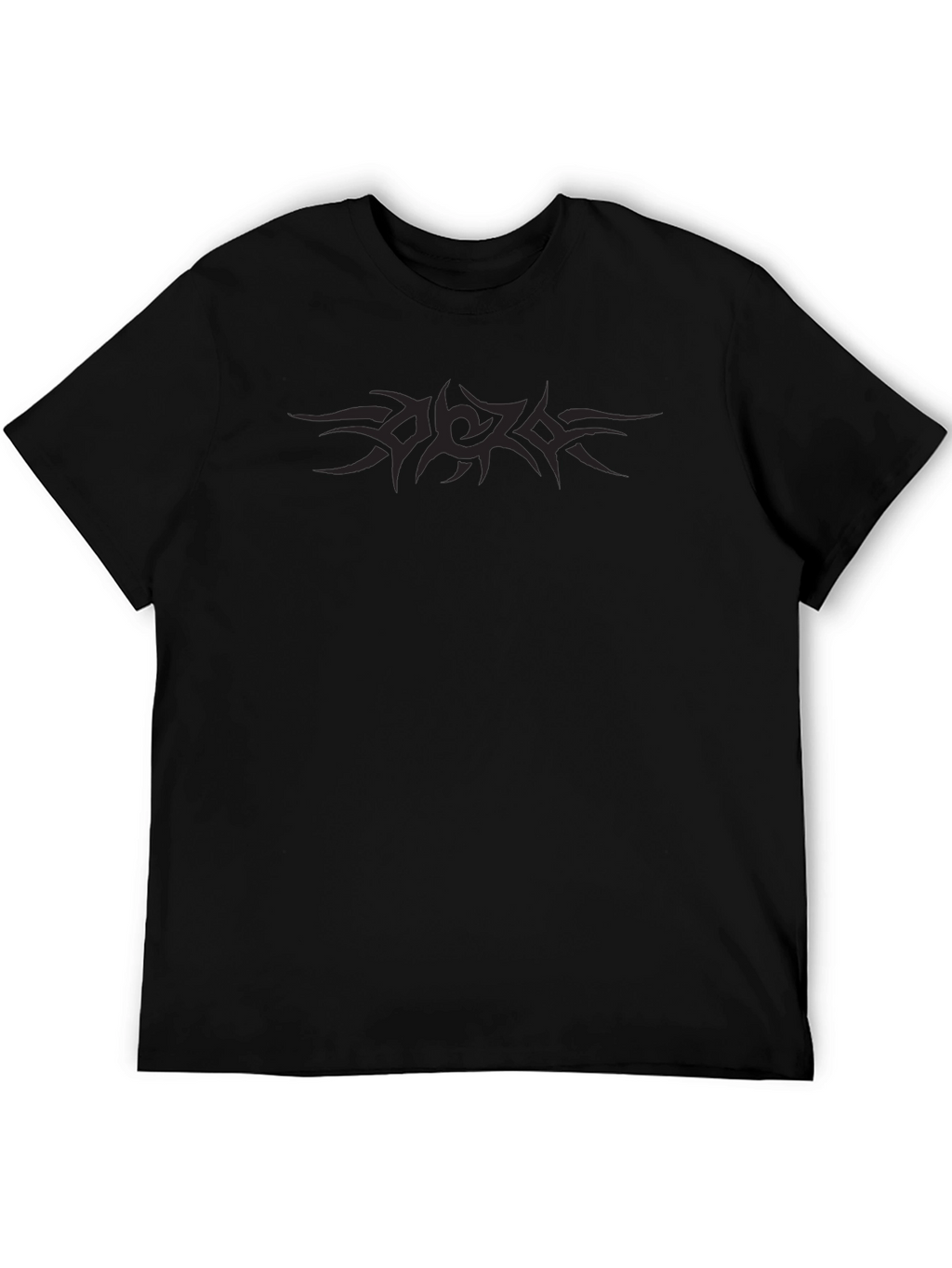 Black Tribal Tattoo Style Graphic Tee