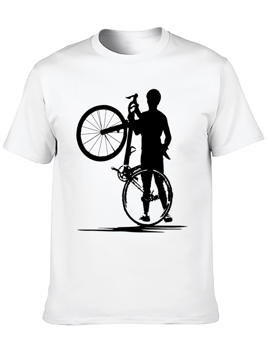 Cyclist Graphic Tee - Black