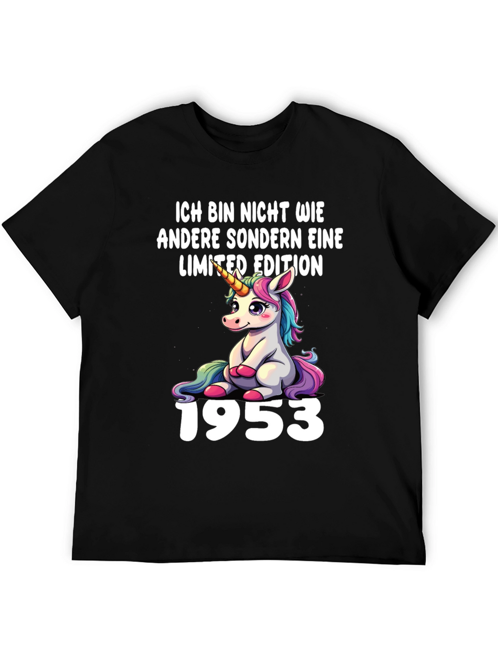 Limited Edition Unicorn 1953 Black T-Shirt