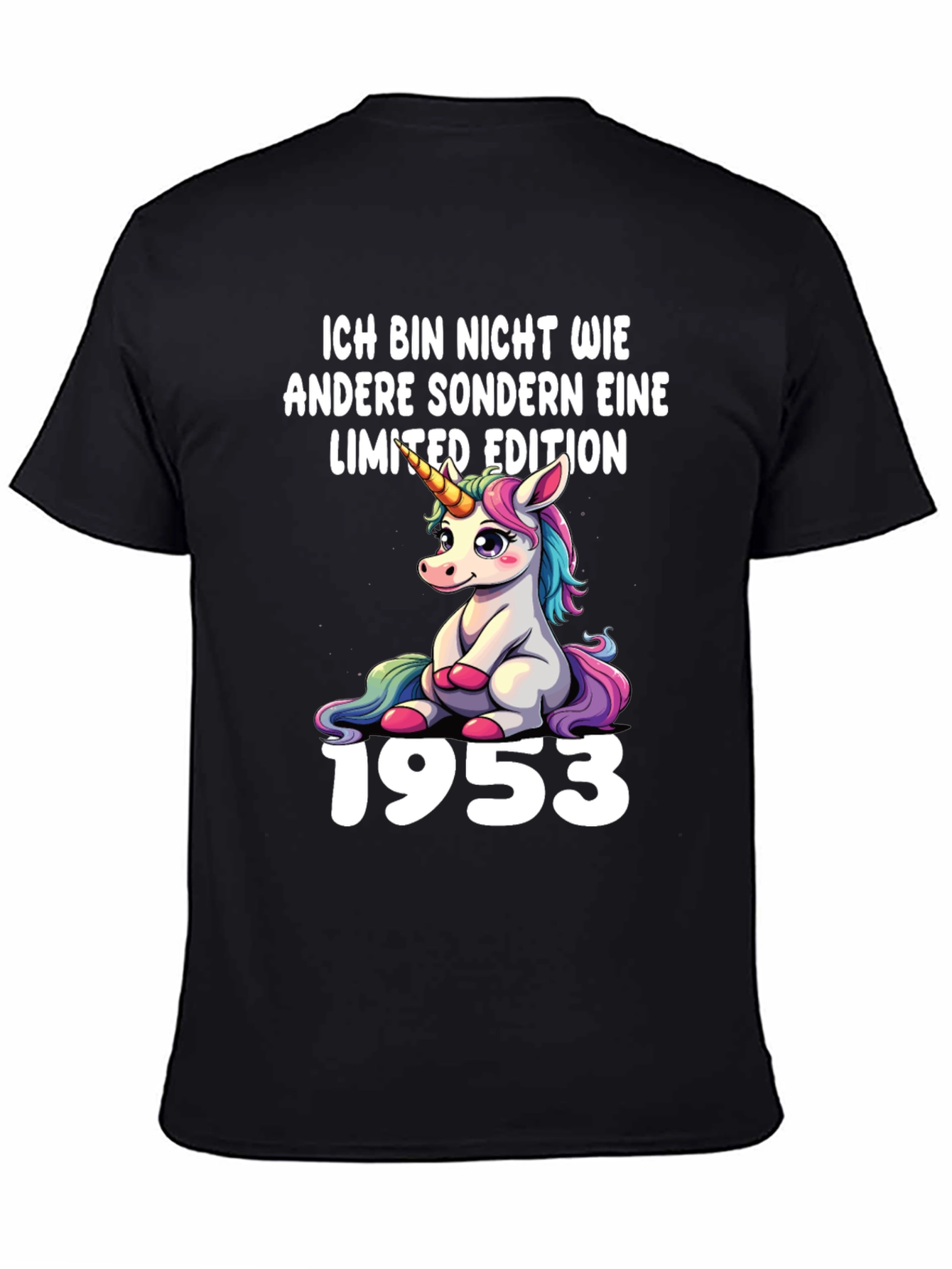 Limited Edition Unicorn 1953 Black T-Shirt