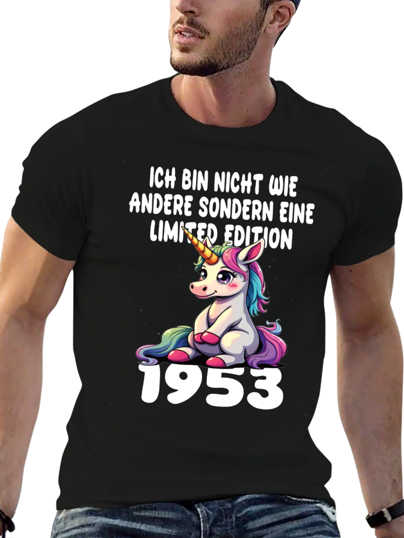 Limited Edition Unicorn 1953 Black T-Shirt