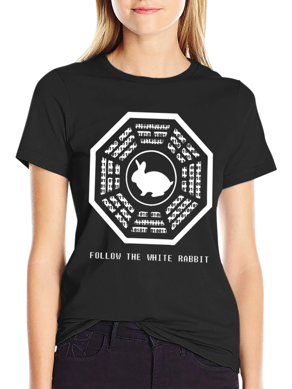 Follow the White Rabbit T-Shirt - Sci-Fi Geek Tee