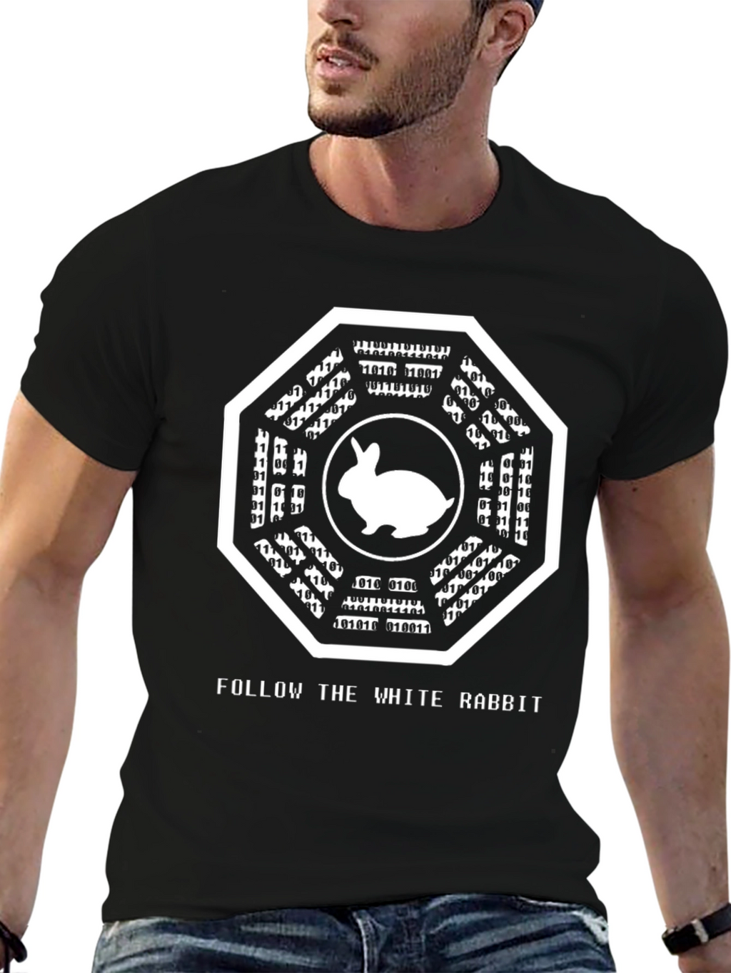 Follow the White Rabbit T-Shirt - Sci-Fi Geek Tee