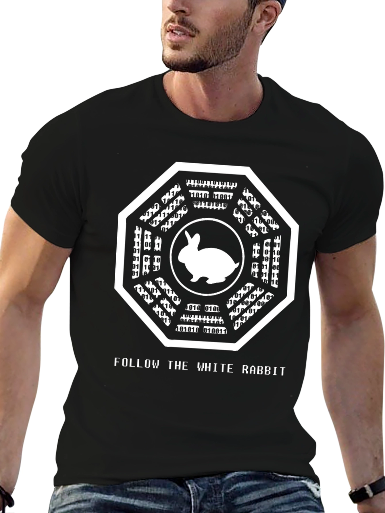 Follow the White Rabbit T-Shirt - Sci-Fi Geek Tee