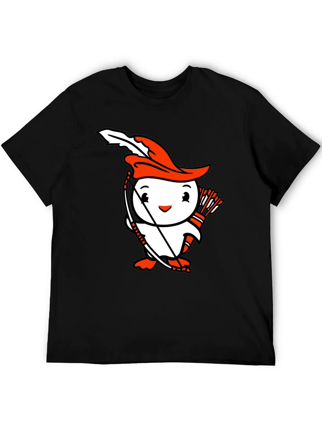 Penguin Archer Graphic T-Shirt - Black