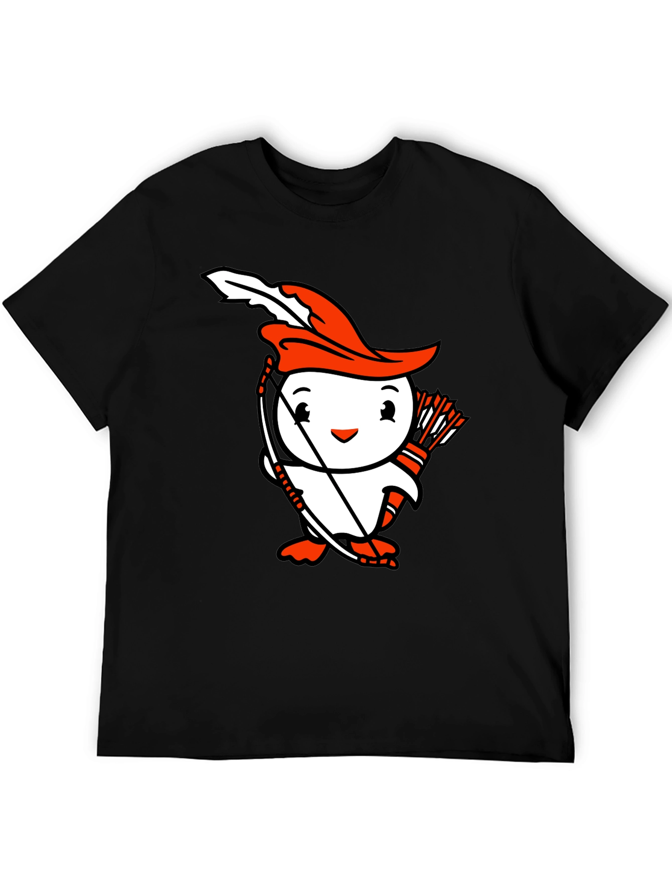 Penguin Archer Graphic T-Shirt - Black