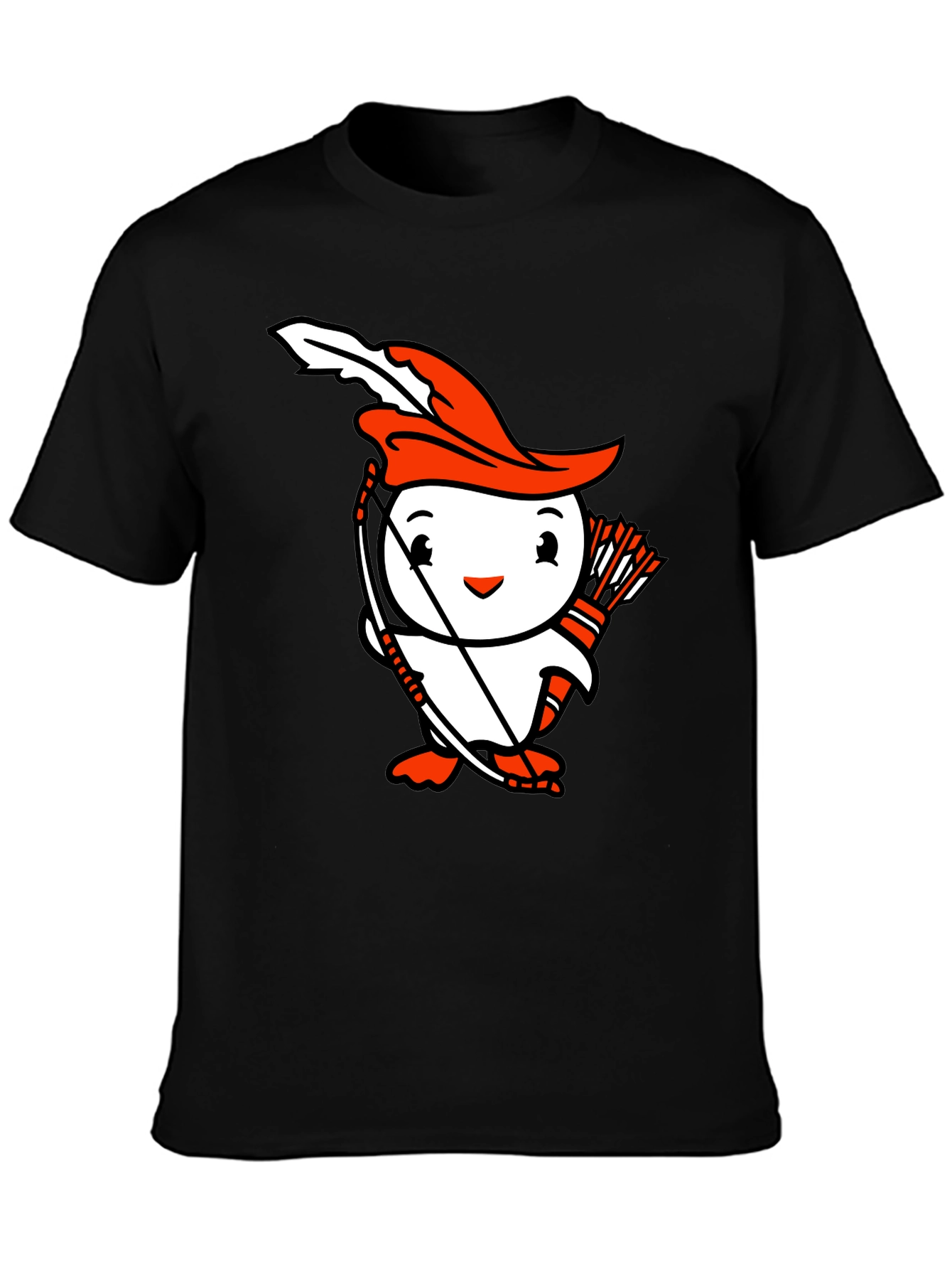 Penguin Archer Graphic T-Shirt - Black