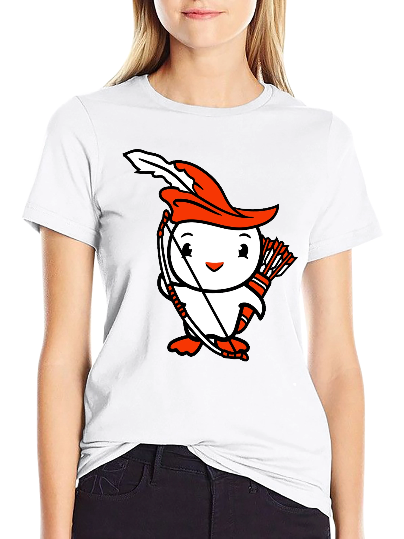 Penguin Archer Graphic T-Shirt - Black