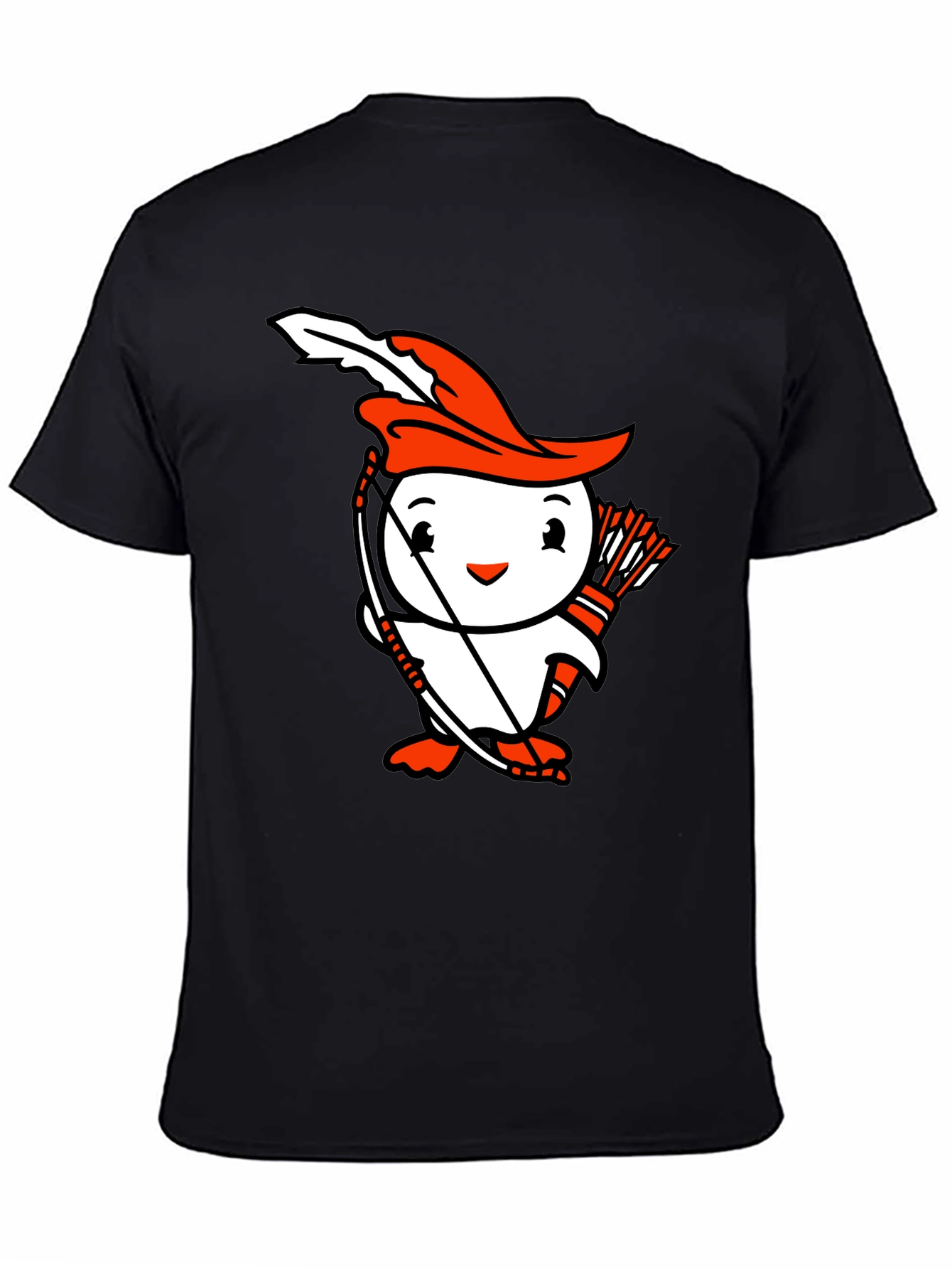 Penguin Archer Graphic T-Shirt - Black