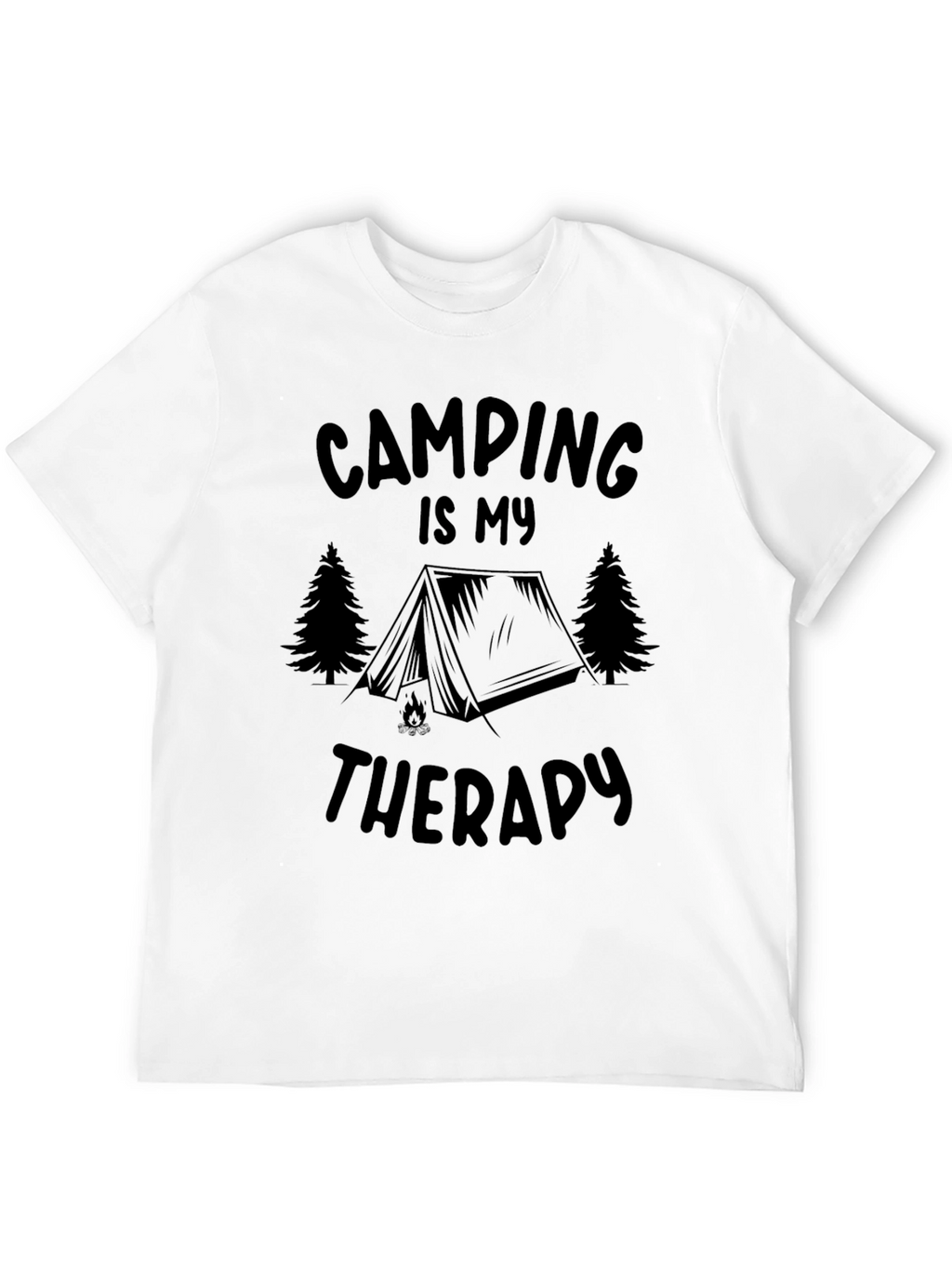 Camping is My Therapy - Mens Graphic T-Shirt