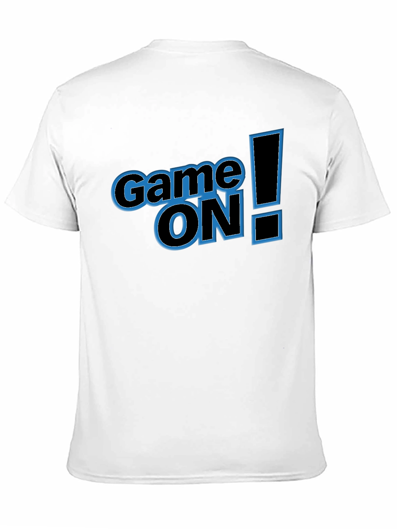 Game On! Graphic Print Mens Black T-Shirt