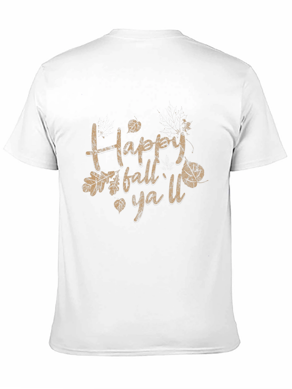 Happy Fall Yall T-Shirt - Black
