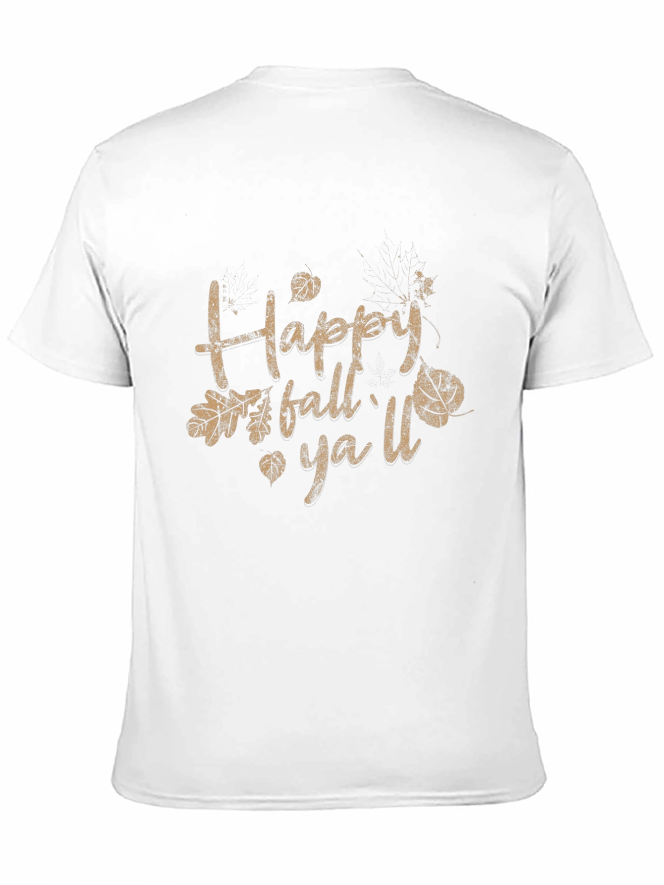 Happy Fall Yall T-Shirt - Black