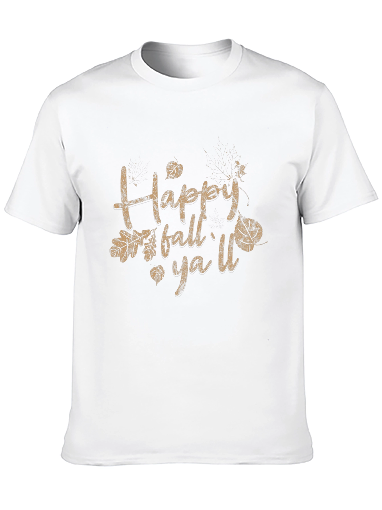 Happy Fall Yall T-Shirt - Black
