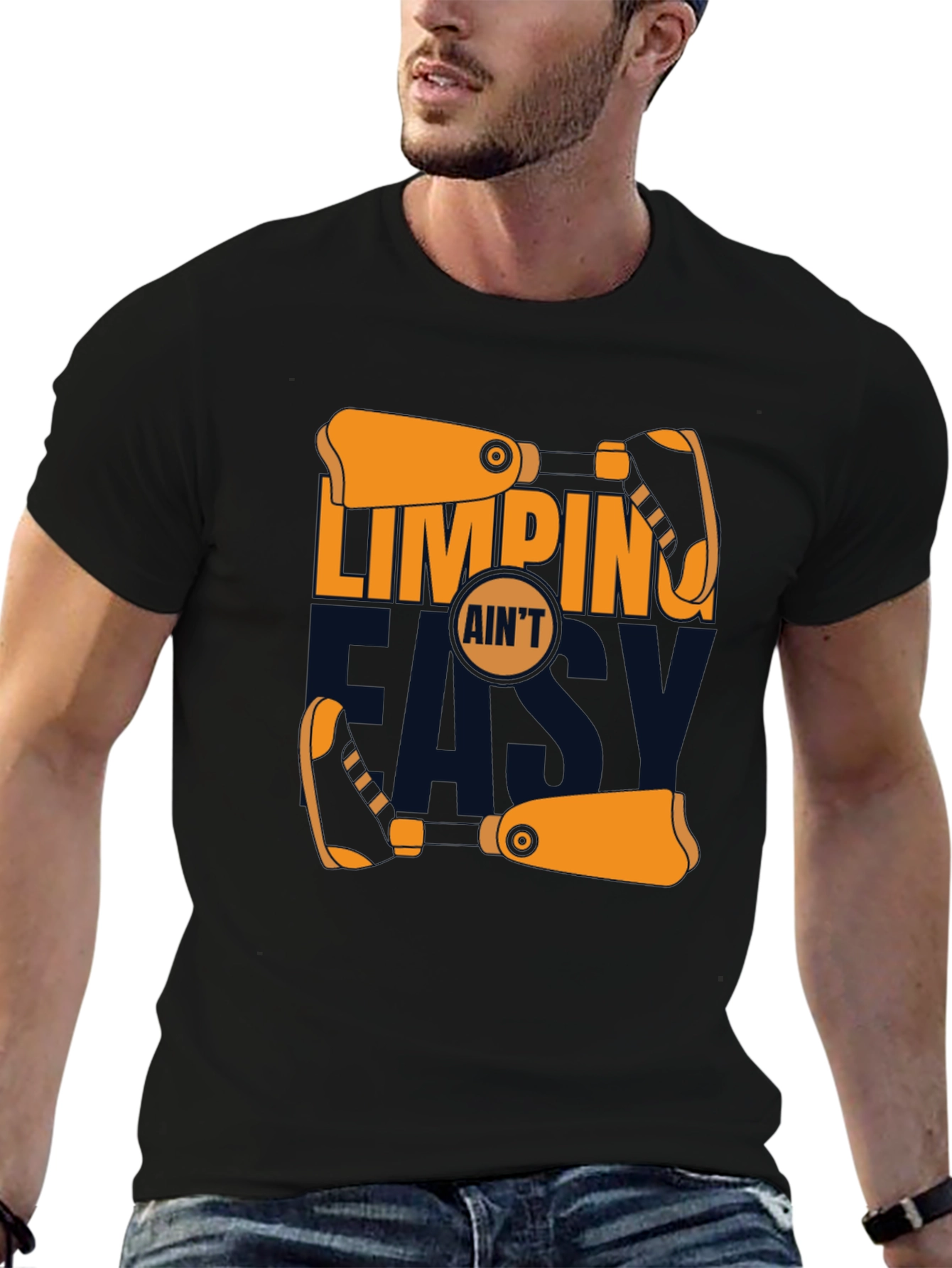 Limping Aint Easy Graphic Tee