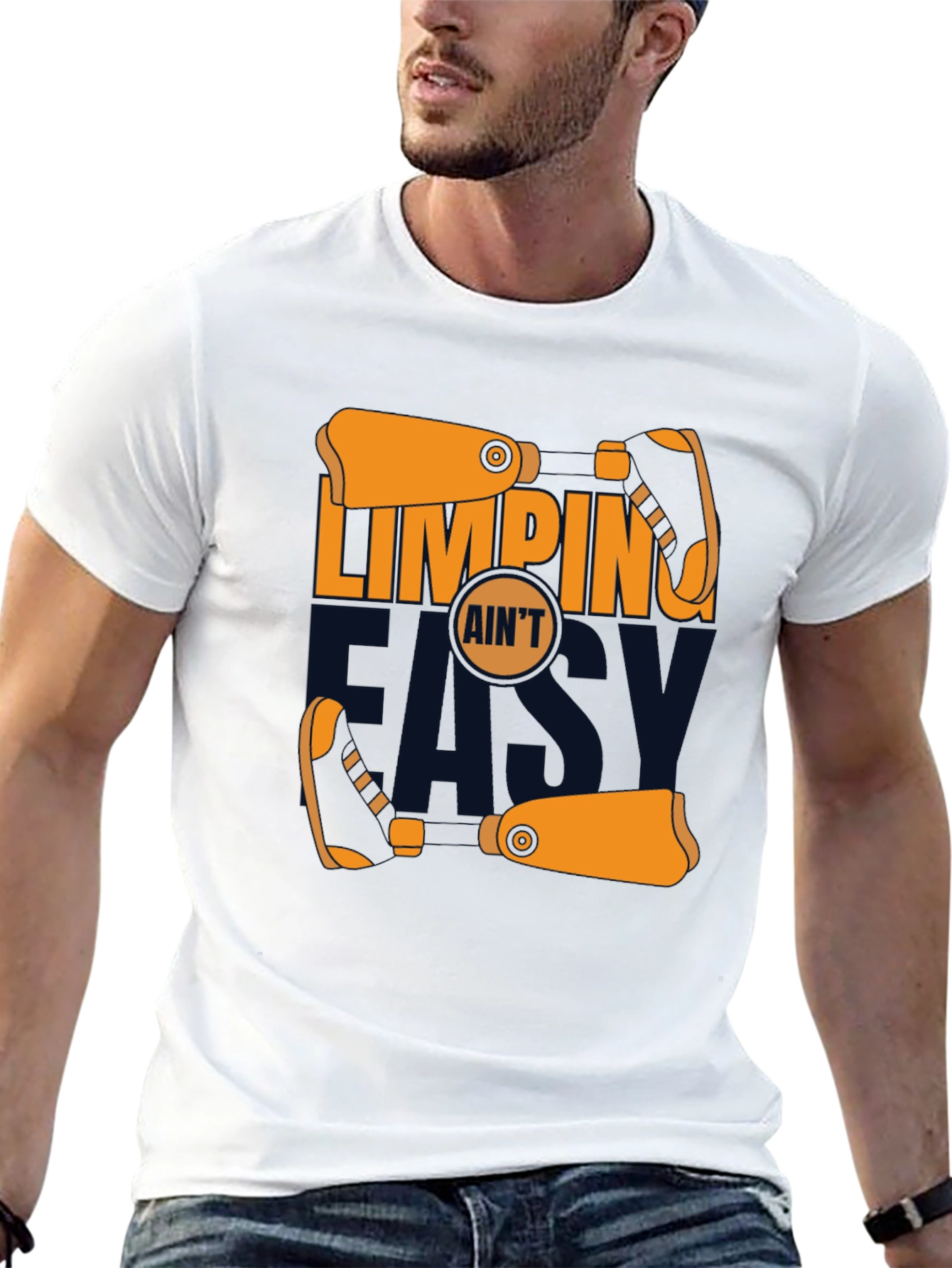 Limping Aint Easy Graphic Tee
