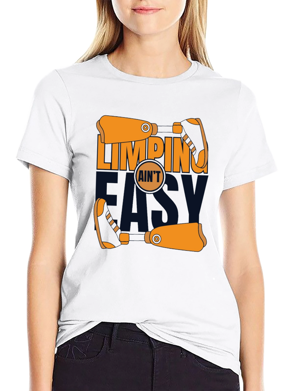 Limping Aint Easy Graphic Tee
