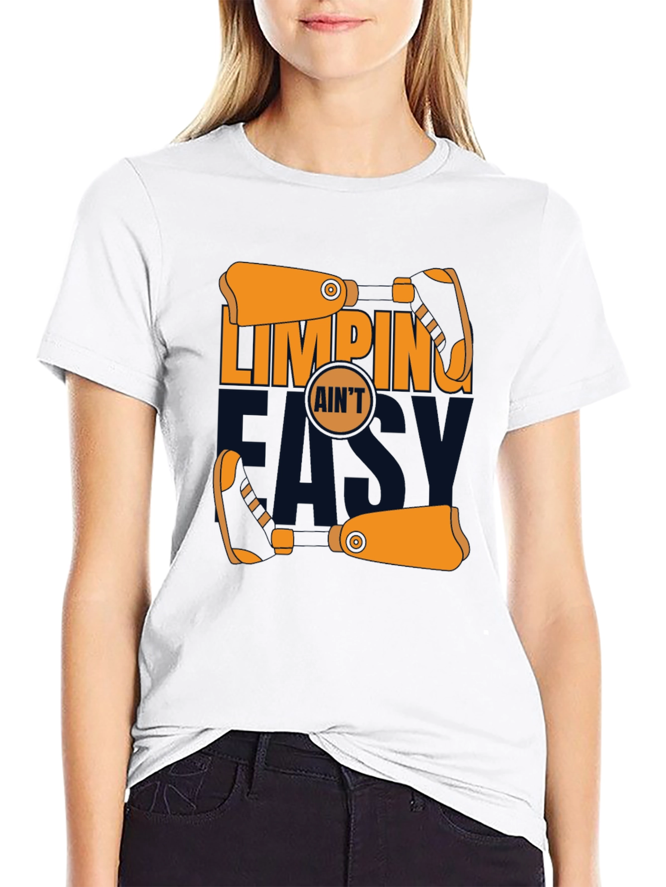 Limping Aint Easy Graphic Tee