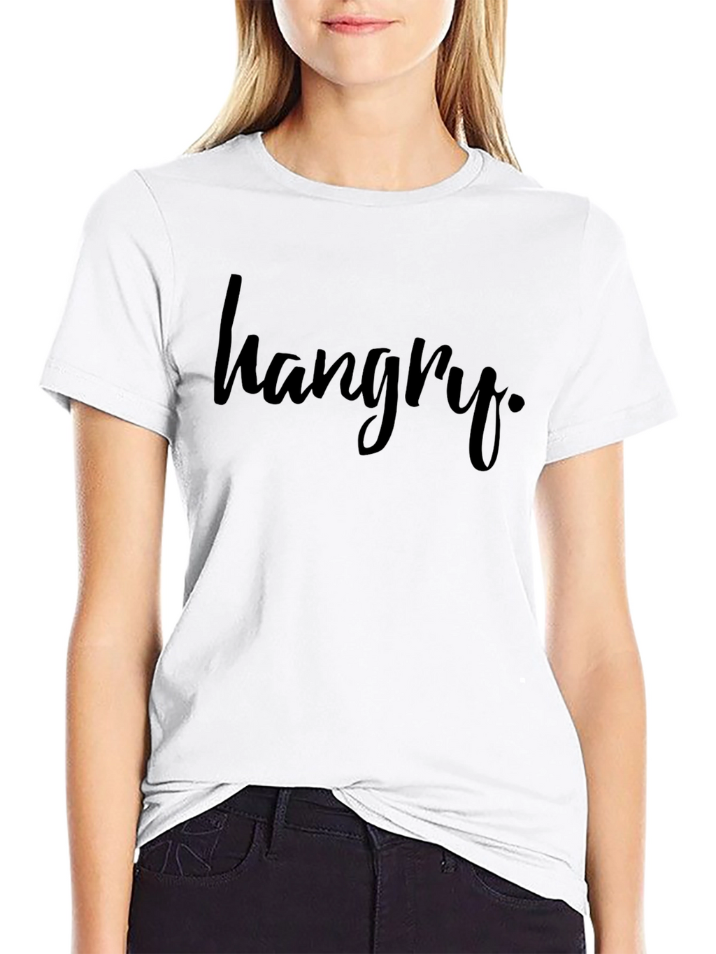 Hangry Black Graphic Tee