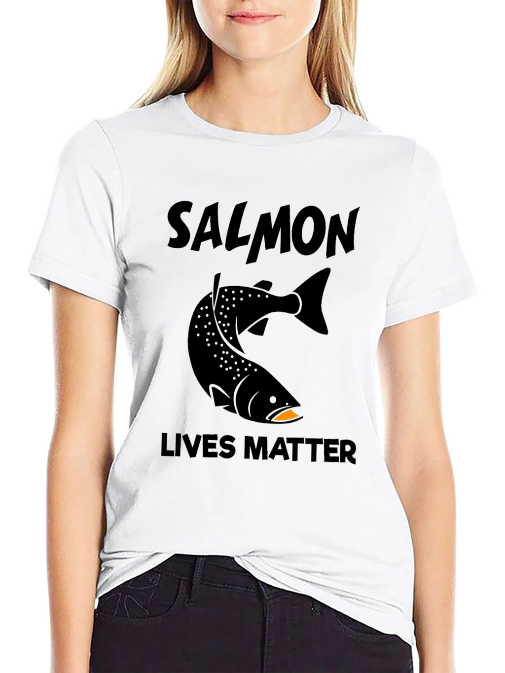 Salmon Lives Matter Graphic T-Shirt