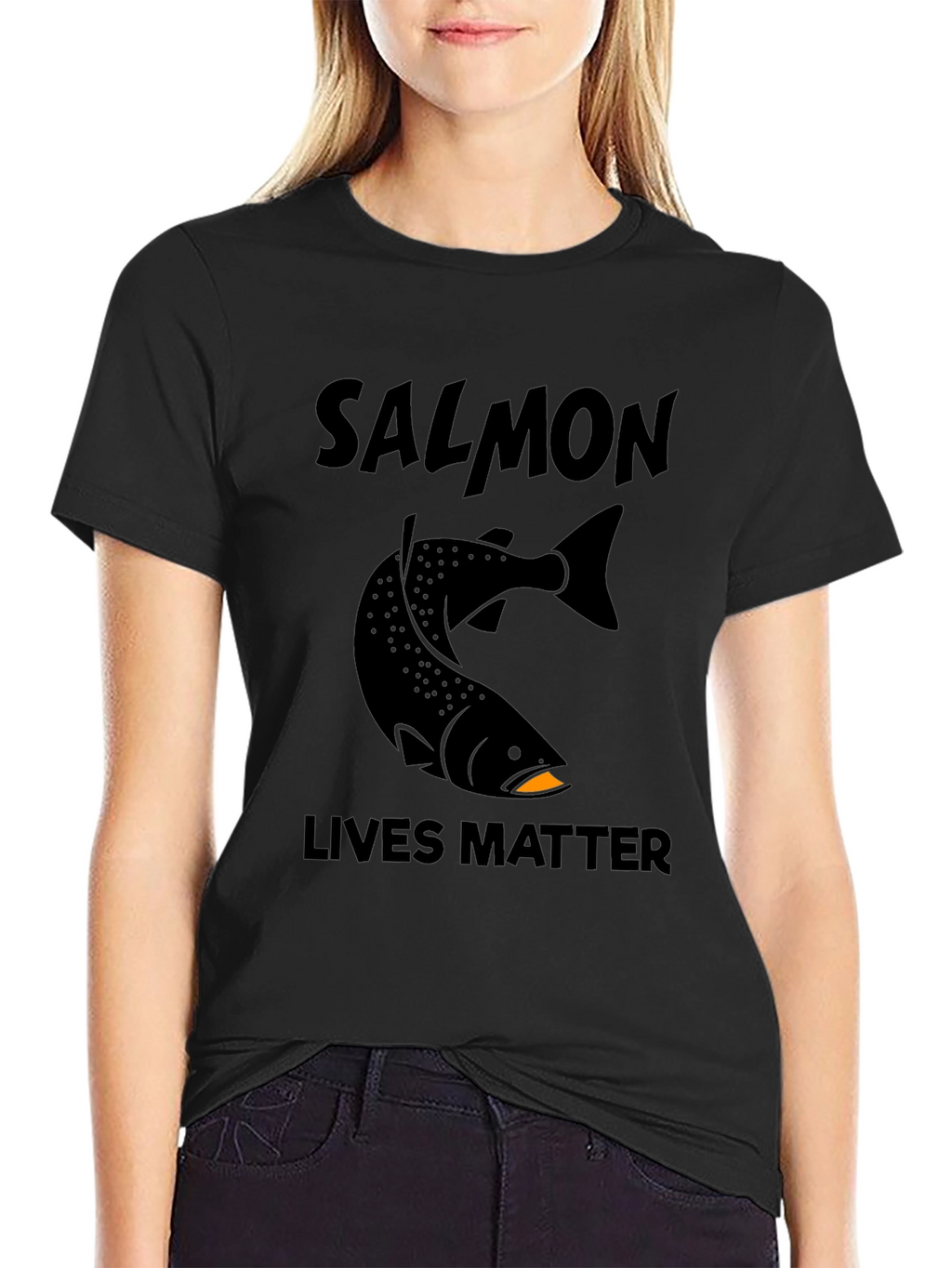 Salmon Lives Matter Graphic T-Shirt
