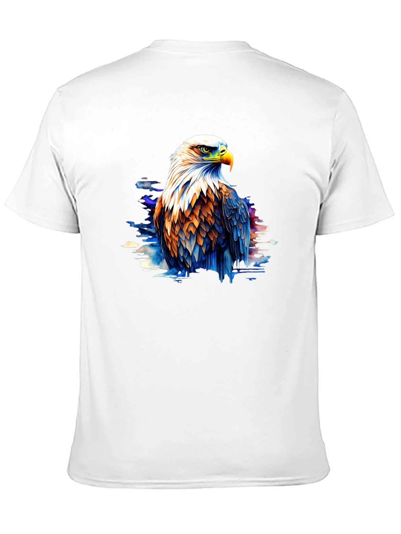 Eagle Graphic Black T-Shirt for Men